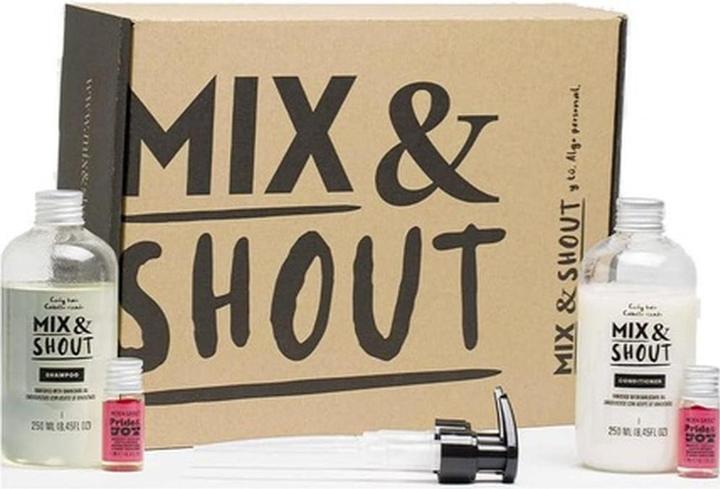 Immagine prodotto Mix & Shout RUTINA RIZADO EQUILIBRANTE Set di 4 pezzi (Shampoo liquido)