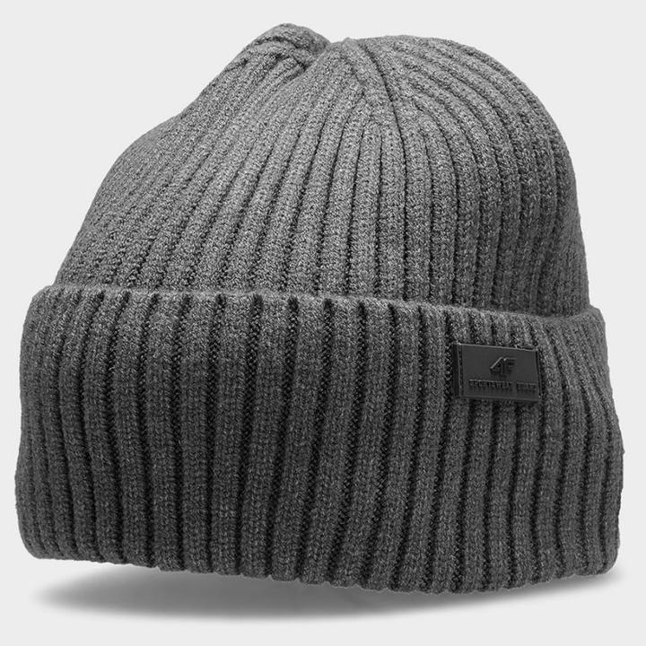 Actual product image 4F Men's hat, gray melange, H4Z22 CAM003 24M