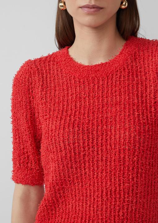 Image du produit S.Oliver Strickpullover Kurzarmpullover aus Effektgarn (M)