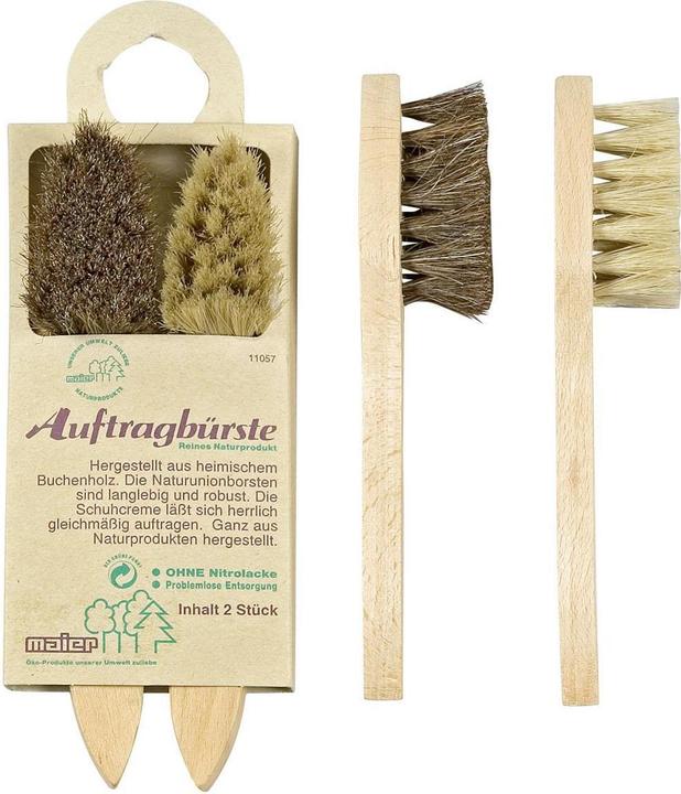 Produktbild Peggy Perfect Schuhauftragsbürste Holz/Naturborste 2 Stück (2 x, 771.75 ml)