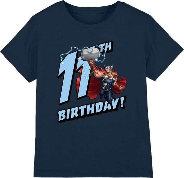 Actual product image Thor Childrens/Kids 11th Birthday T-Shirt (152, 158)