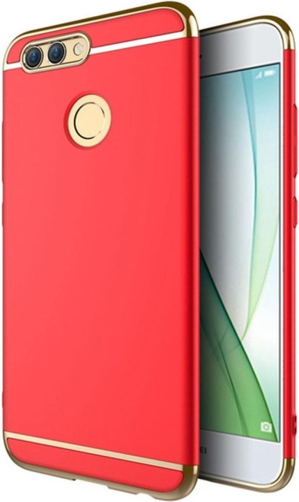 Produktbild König Design Huawei Y3 2017 Hülle Case Handy Cover Schutz Tasche Schutzhülle Bumper Etuis Rot
