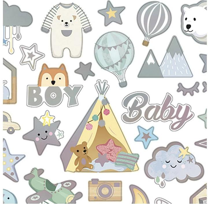 Produktbild Creativ Company Motivsticker Baby Boy 1 Blatt