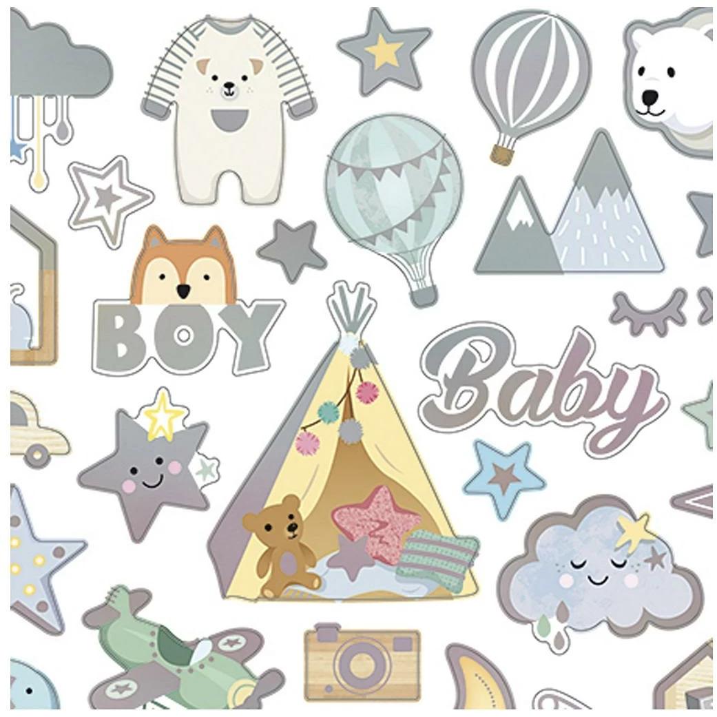 Thumbnail - Creativ Company, Sticker, Motivsticker Baby Boy 1 Blatt
