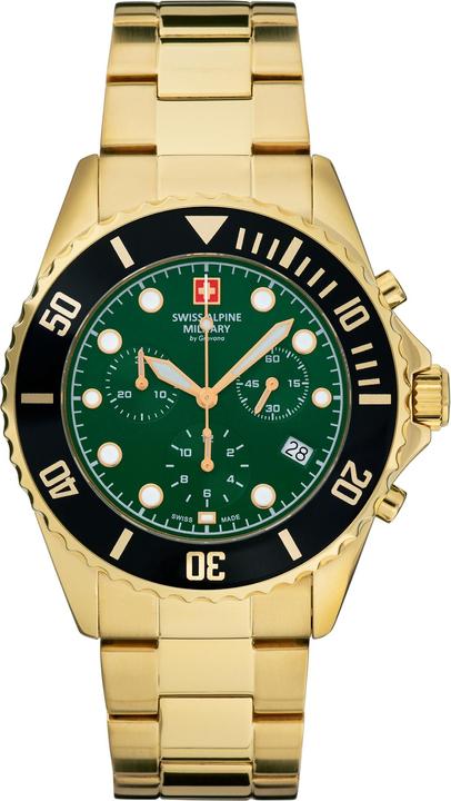 Actual product image Swiss Alpine Military MASTER DIVER CHRONO Collection - Swiss made quartz watch (Swiss made, 42 mm)