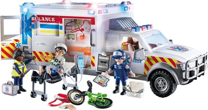 Image du produit Playmobil Véhicule de secours : US Ambulance (70936, Playmobil City Action)