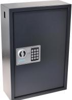 Produktbild pavo Schlüsseltresor grau mit 150 Haken Elektronikschloss