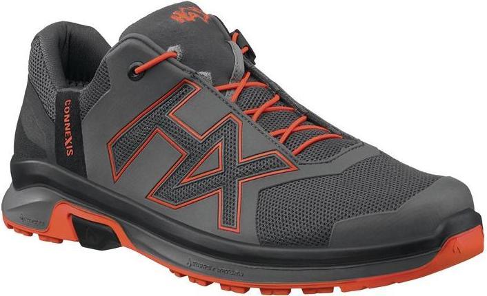 Haix Freizeitschuh CONNEXIS Go GTX low Grösse 10 (45) grau/orange Mikrofaser/Textil GORE-TEX, wasserdicht (45)