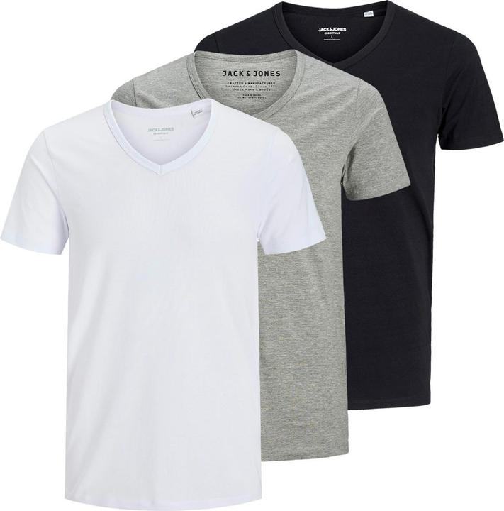 Produktbild Jack & Jones 3er Pack Essentials T-Shirt (XL)