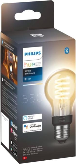 Produktbild Philips Hue Philips E27 Einzelpack Filament (E27, 7 W, 550 lm, 1 x, G)