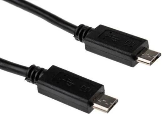 Image du produit RS PRO Câble USB, micro-USB B / micro-USB B, 200mm USB 2.0 (0.20 m, USB 2.0)