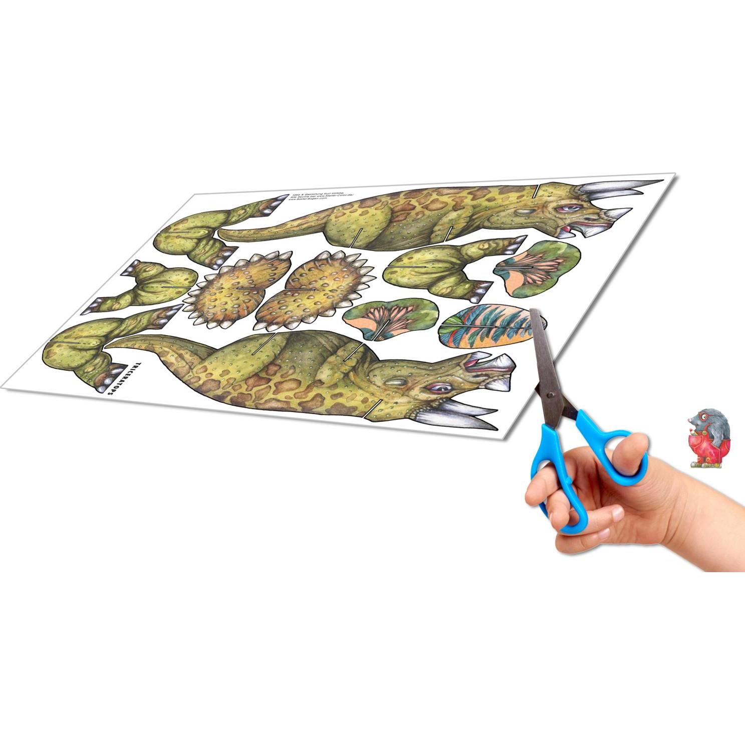 Thumbnail - Atelier Color Dinosaurier Bastelbogen