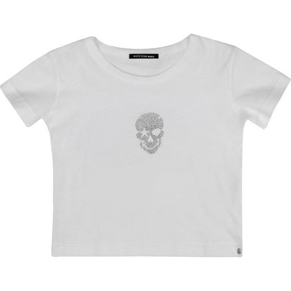 Rock Star Baby, Shirt, Baby-Shirts T-Shirt Stud Head - Weiss -, Weiss, (XL)
