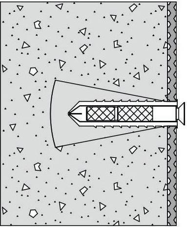 Hewi Bevestigingsmateriaal 801/805 Klapstoel voor gasbeton (P2)