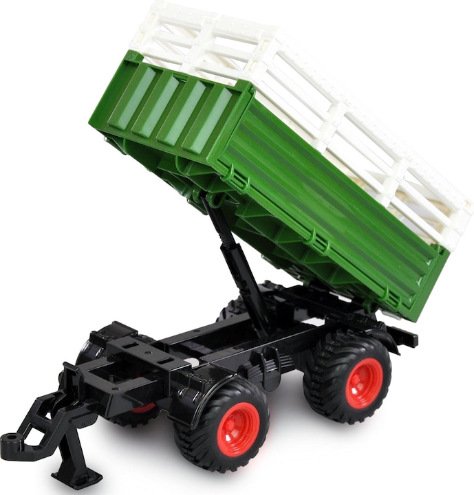 Immagine prodotto Amewi Trattore Rc Con Carro Bestiame, Suoni E Luci, 1:24 Rtr (RTR pronto all'uso)