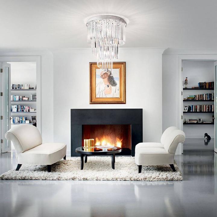 Produktbild Ideal lux CARLTON Deckenleuchte E14 12-fach ⌀500mm dimmbar Gold 213507 (E14)