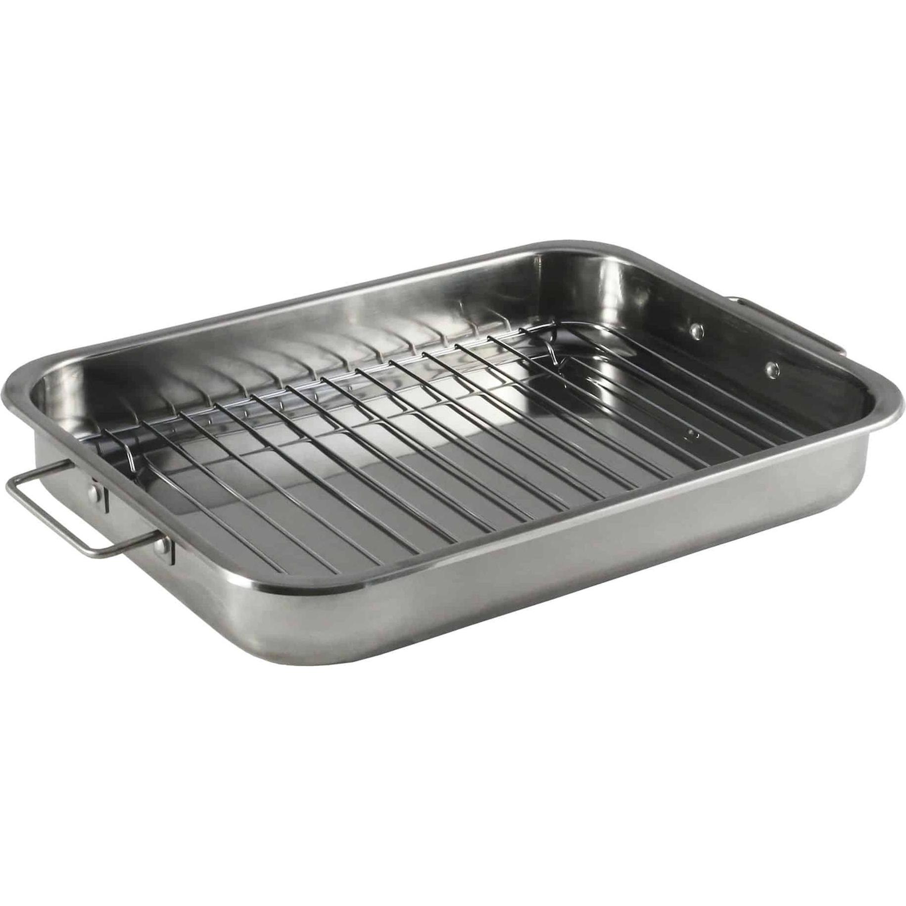 OPA Mari Baking Dish with Rack, 5.5 L, Pirofila per sformati, Argento