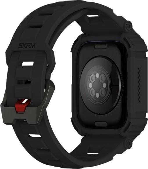 Produktbild Skinarma Band+Case Mecha 2in1 Apple Watch 45/44mm black (Kunststoff, Silikon)