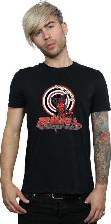 Actual product image Mens Deadpool Upside Down T-Shirt (L)