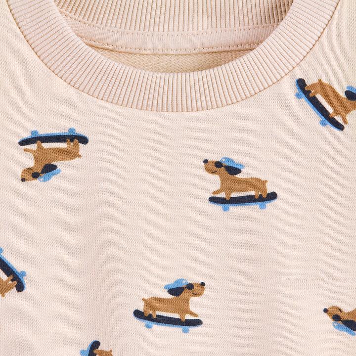 Produktbild La Redoute Collections Bedrucktes Sweatshirt mit Hunden (86)