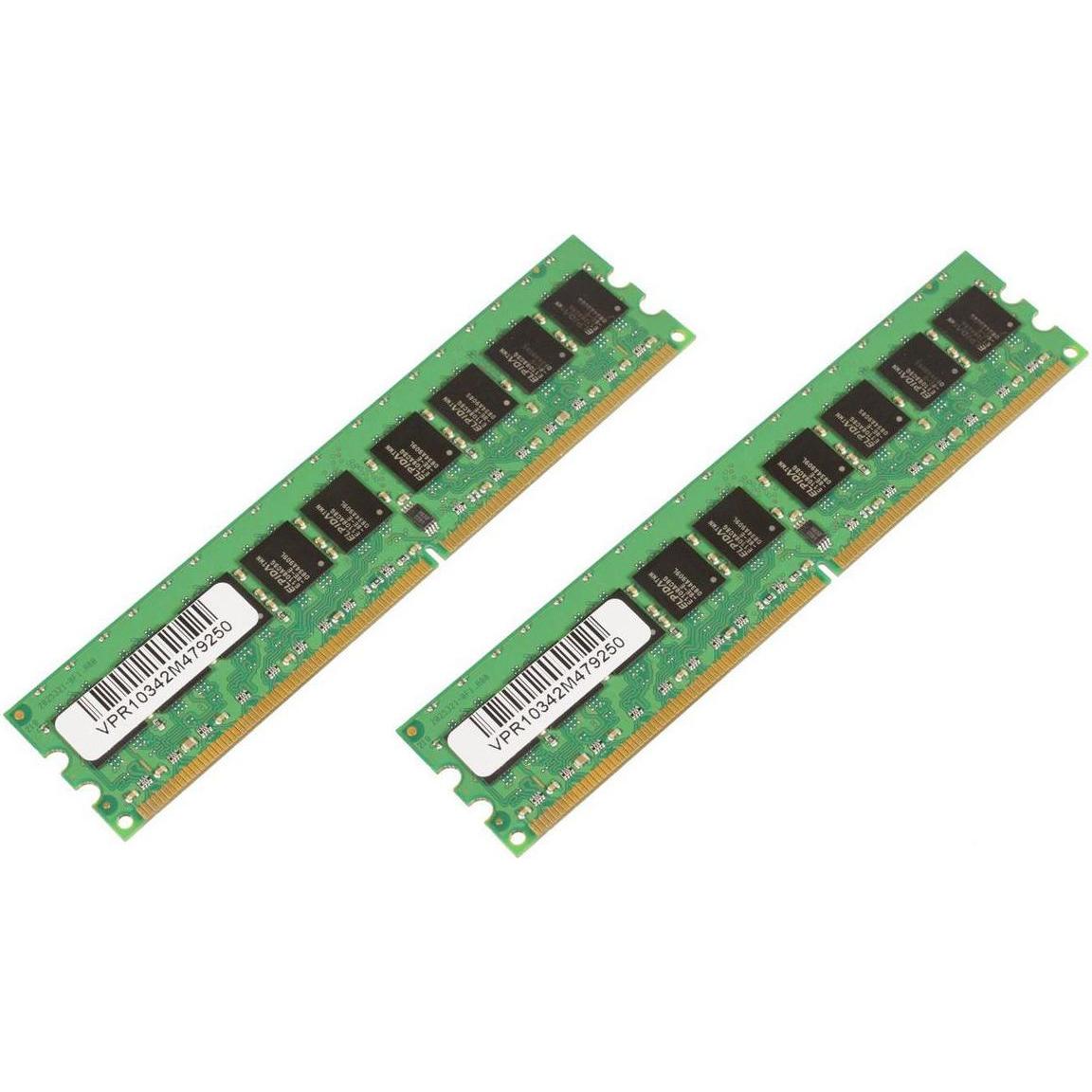 CoreParts (2 x ), DDR2 Speichermodul GB ECC (2 x 2GB), RAM Modellspezifisch, Grün
