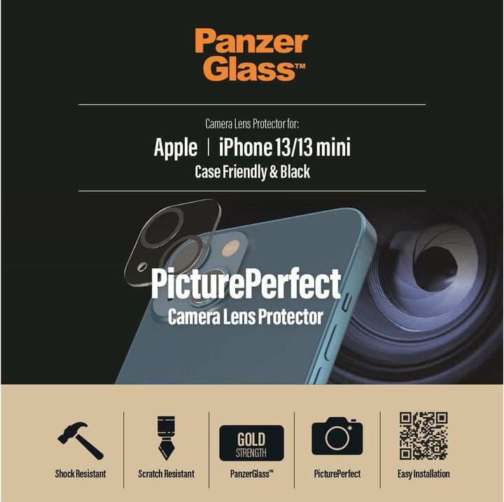Actual product image PanzerGlass Camera Protector (1 Piece, Apple iPhone 13 mini, Apple iPhone 13)