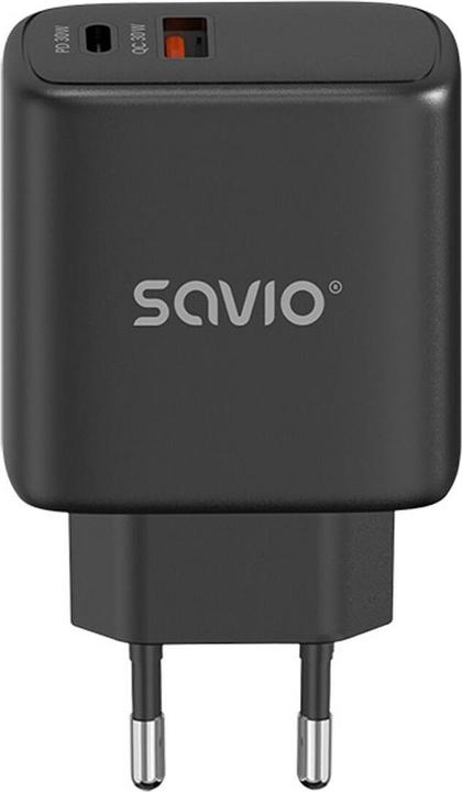 Actual product image Savio Wall charger 30 W Quick Charge, Power Delivery 3.0, LA-06 (30 W, 2 ports)