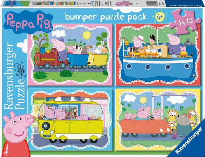 Produktbild Ravensburger 4 42 Piece Puzzle Bumper Pack - Peppa Pig (42 Teile)