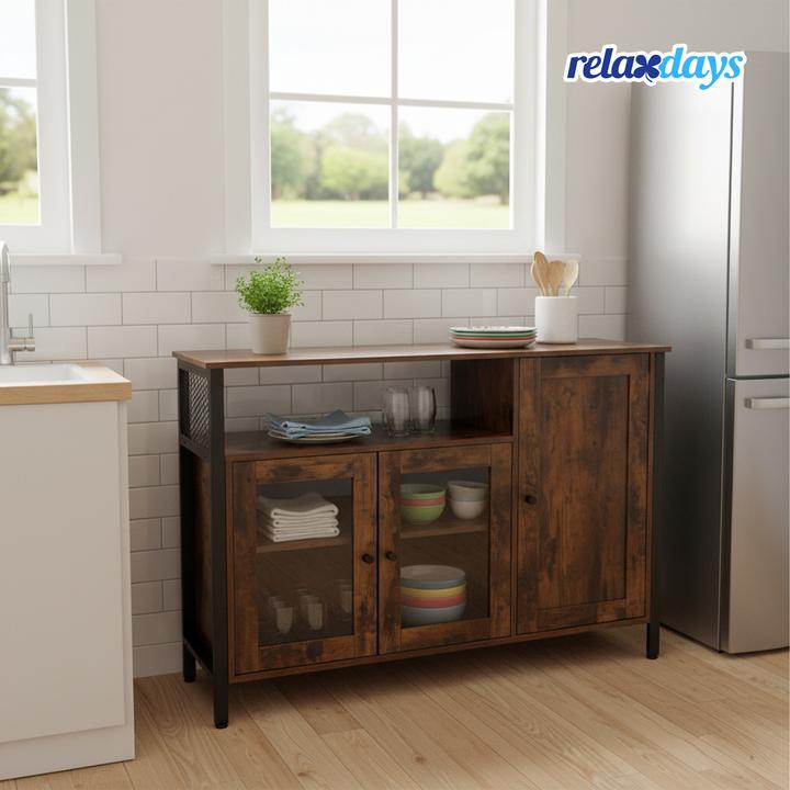 Produktbild Relaxdays Küchenschrank (110 x 33 x 75 cm)