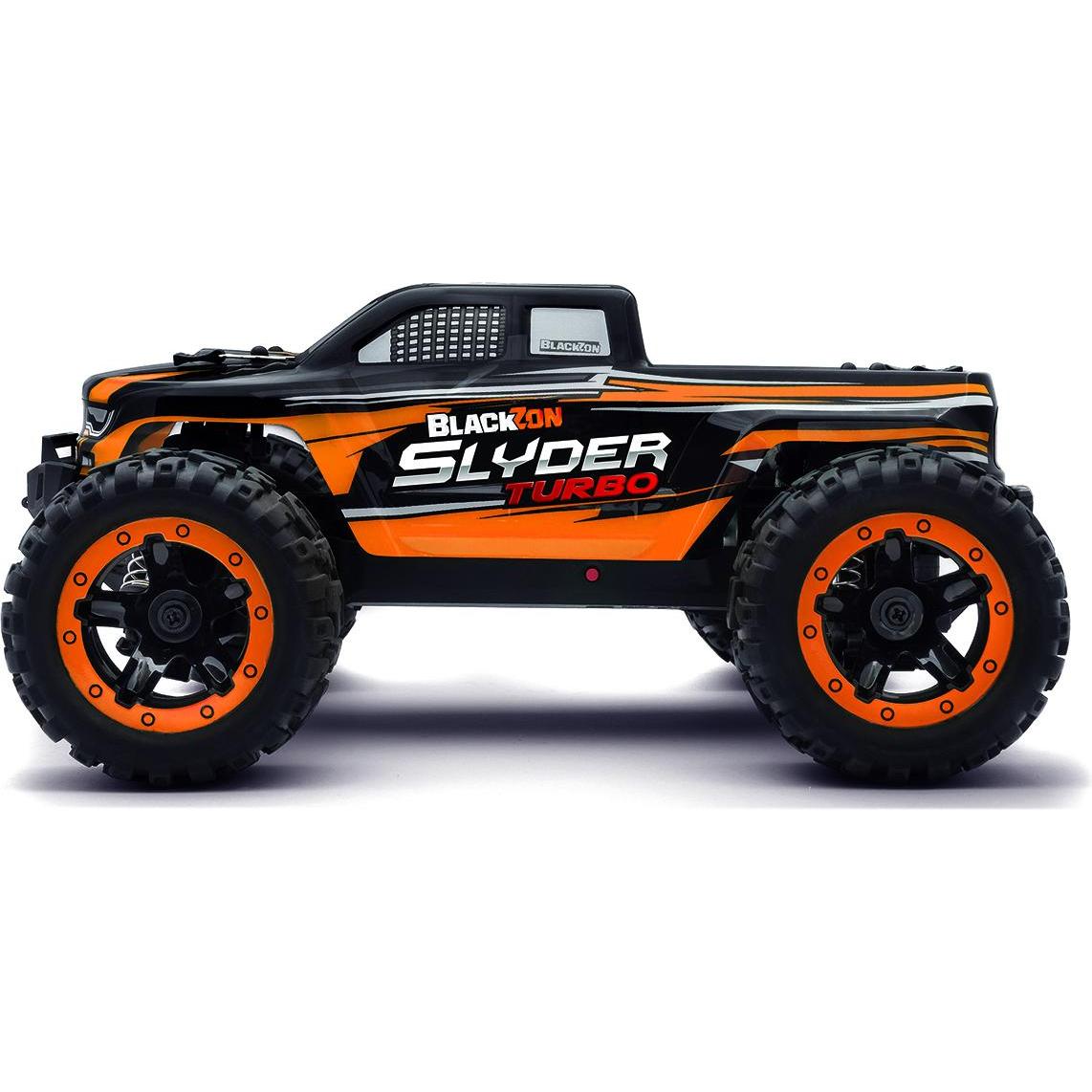 Thumbnail - Blackzon - Slyder MT Turbo 1/16 4WD 2S Brushless - Orange (540210) (RTR Ready-to-Run)