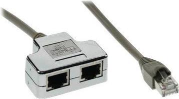 Produktbild InLine Cat.5e T-Adapter (Port-Doppler) (RJ45, RJ45 (2x))