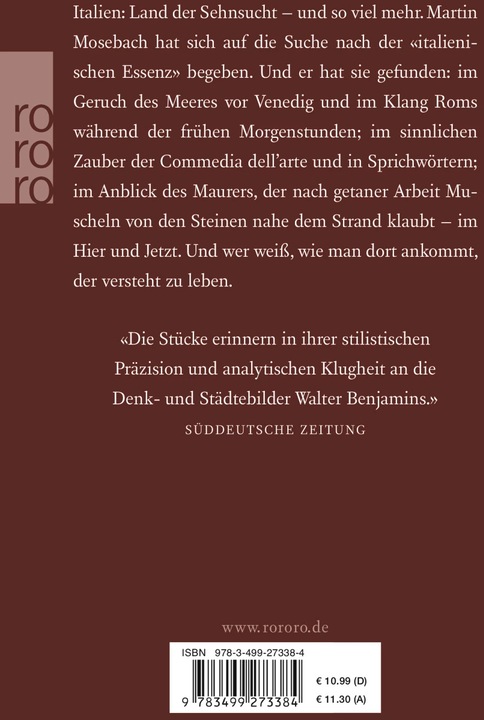 Produktbild Die schöne Gewohnheit zu leben (Deutsch, Martin Mosebach, 2018)