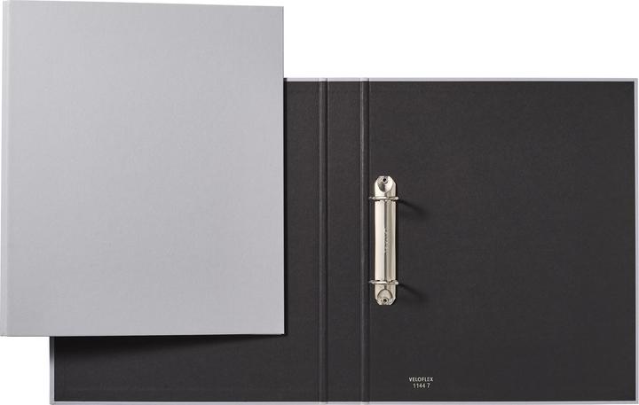 Image du produit Veloflex Classeur à anneaux Grey Elegance, mécanisme à anneaux 2-D, 25 mm, A4, 268 x 315 mm, gris (A4, 40 mm, 1 pcs)