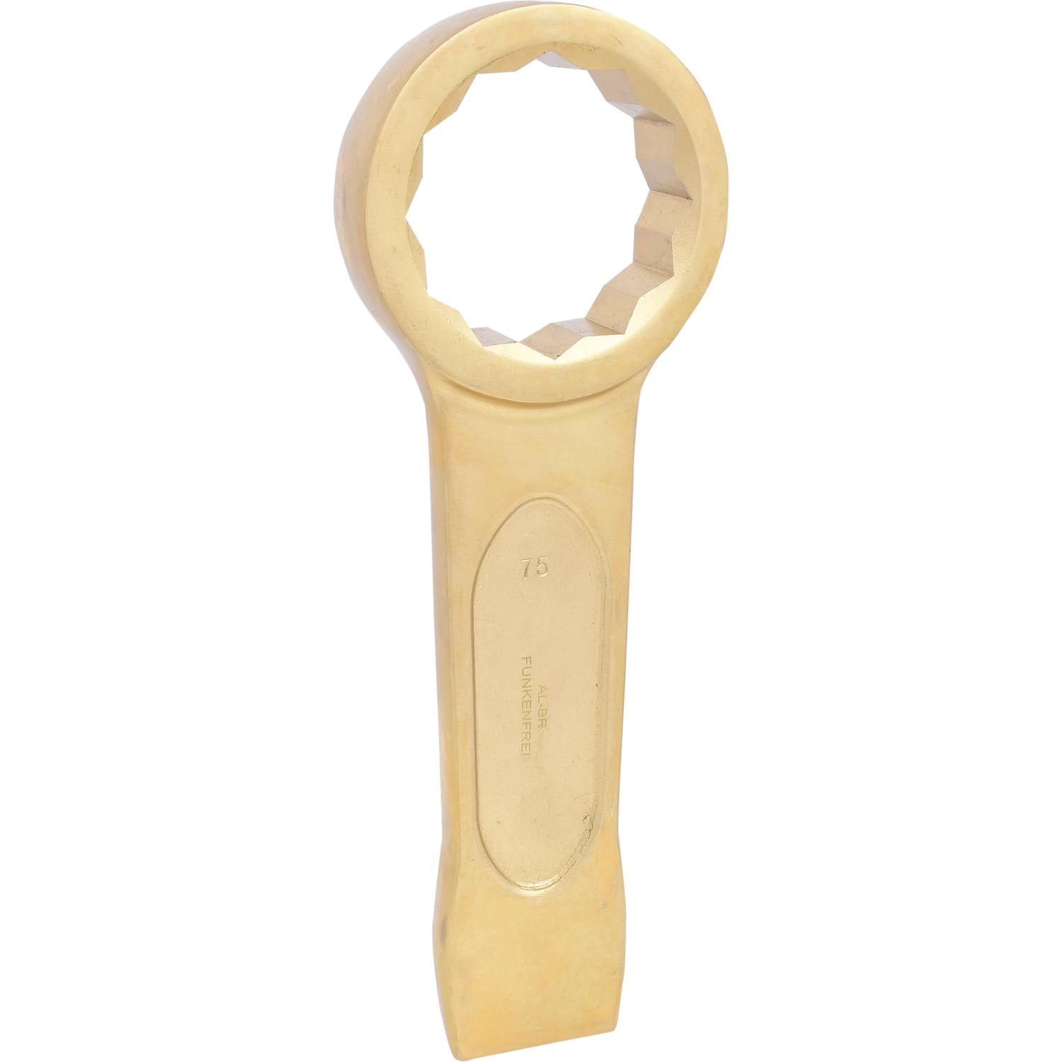 KS Tools, Schraubenschlüssel, BRONZEplus Schlag-Ringschlüssel (75 mm)