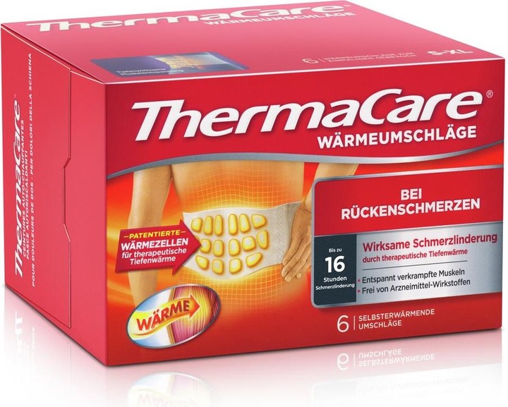 Actual product image Thermacare Heat wraps (6 x, 426 g)