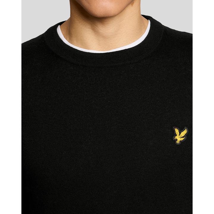 Image du produit Lyle and Scott Pull col rond coton mérinos (M)