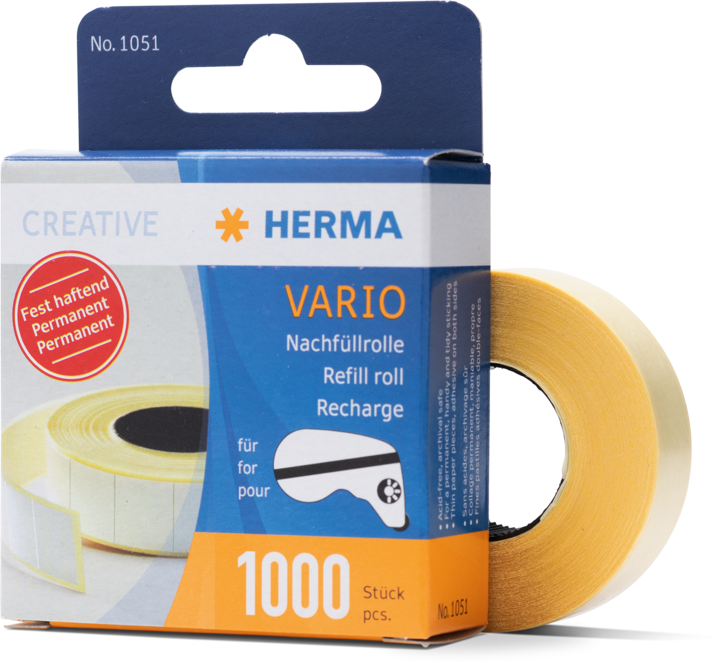 Actual product image Herma Refill cassette permanent