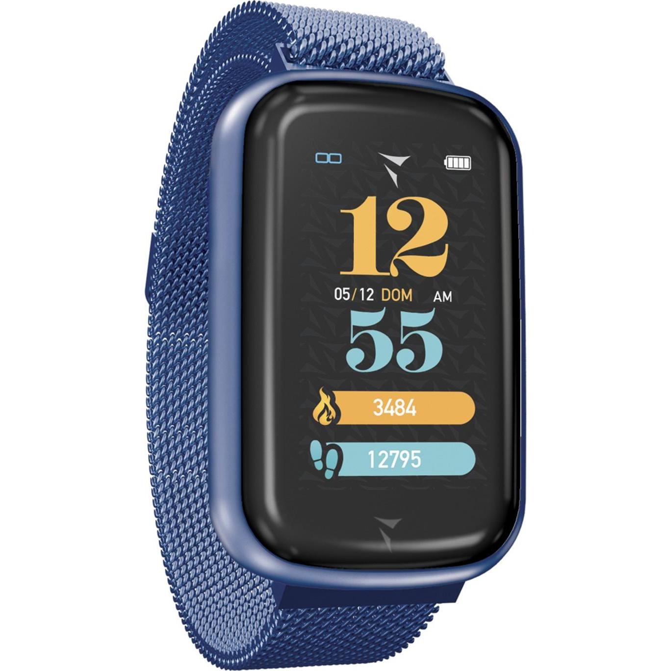 Thumbnail - Techmade Smart Watch STEPS Metal Blue TM-STEPS-MBL (44 mm), Smartwatch