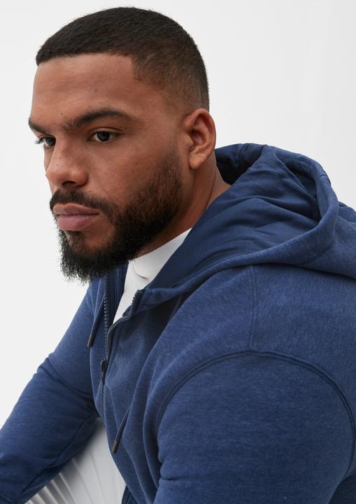 Immagine prodotto S.Oliver Giacca Uomo Felpa Manica Lunga con Cappuccio Tasca Cerniera | 1 pezzo (5XL)