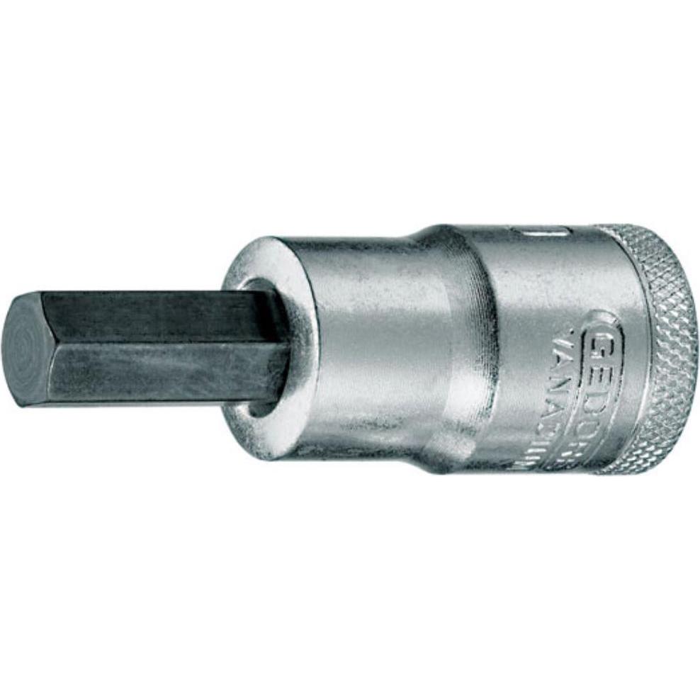 Gedore, Steckschlüssel + Stecknuss, IN 19 6 Schraubendrehereinsatz 1/2" Innen-6-kant 6 mm (6 mm)