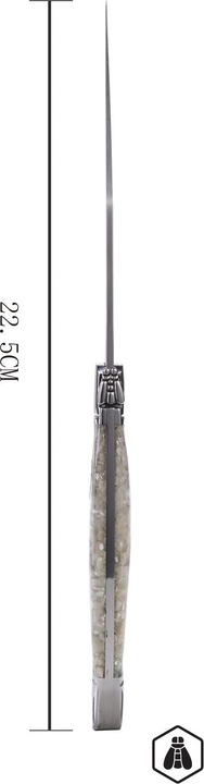 Produktbild Laguiole Steakmesser Set mit Perlmuttgriff, 4 Stück (4 Stück, Messer)