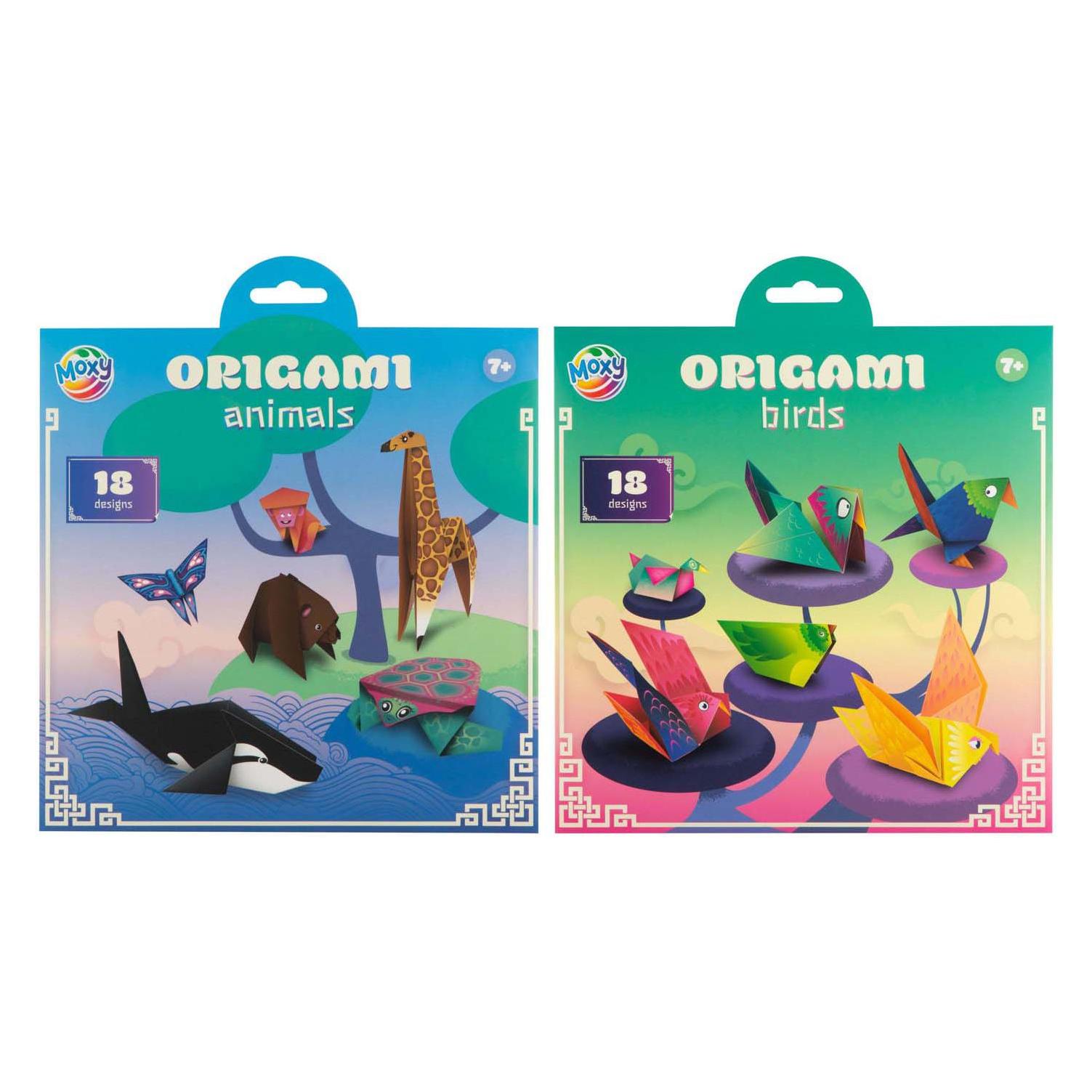 Grafix Origami 19, 5 X 19, 5 Cm – 12 Blätter Und 18 Designs