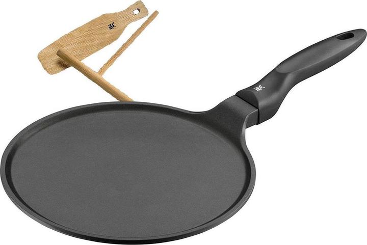 Immagine prodotto WMF Pfanne Pfannkuchen-Pfanne Crepespfanne 27cm Induktion Aluguss beschichtet (27 cm, Padella di crêpe, Alluminio)