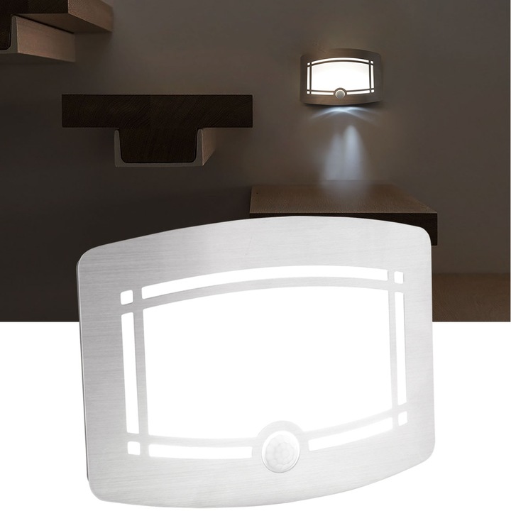 Actual product image Casativo LED wall light, 2 light modes, PIR motion & light sensor (40 lm)