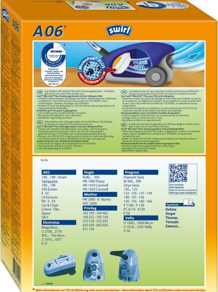 Image du produit Melitta A06 MP AirSpace Ligne verte (4 x)