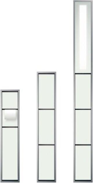 Actual product image Emco WC module asis 150 Gste concealed optiwhite/aluminium 964 mm 976027870