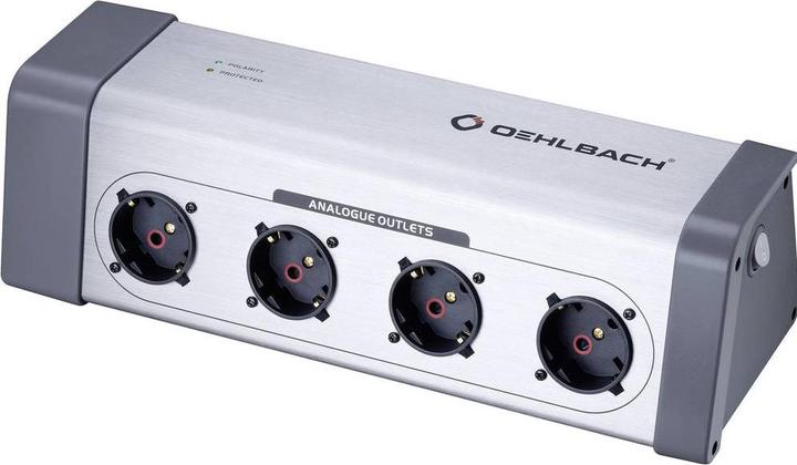 Produktbild Oehlbach XXL Powersocket 908 - 8-fach HighEnd Schuko-Netzleiste im Metallgehäuse (8x, 1.50 m)