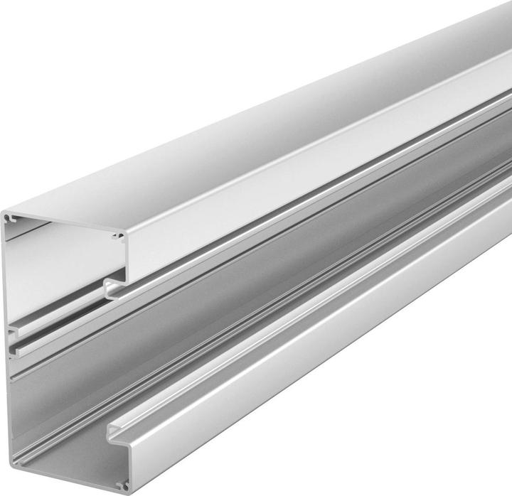 Actual product image OBO Bettermann OBO GA-S70130EL Device installation duct, symmetrical 70x130x2000 aluminium EL (200 cm)