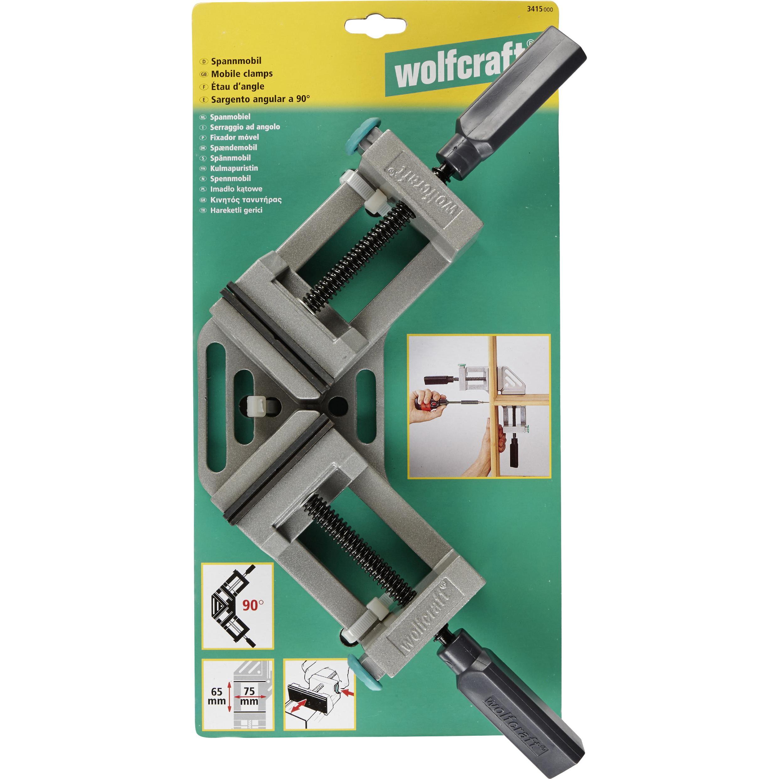 Thumbnail - wolfcraft, Schraubstock + Zwinge, Spannmobil - Eckenspanner (65 mm)