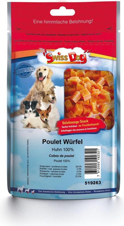 SwissDog Cubetti di pollo (Adulto, 1 pz., 600 g)